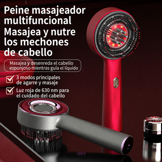 Cepillo Masajeador Capilar con Vibración