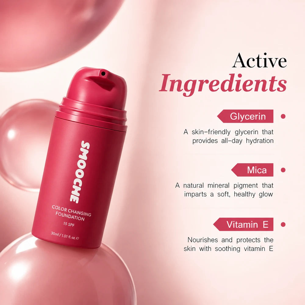 Foundation that adapts to your skin tone