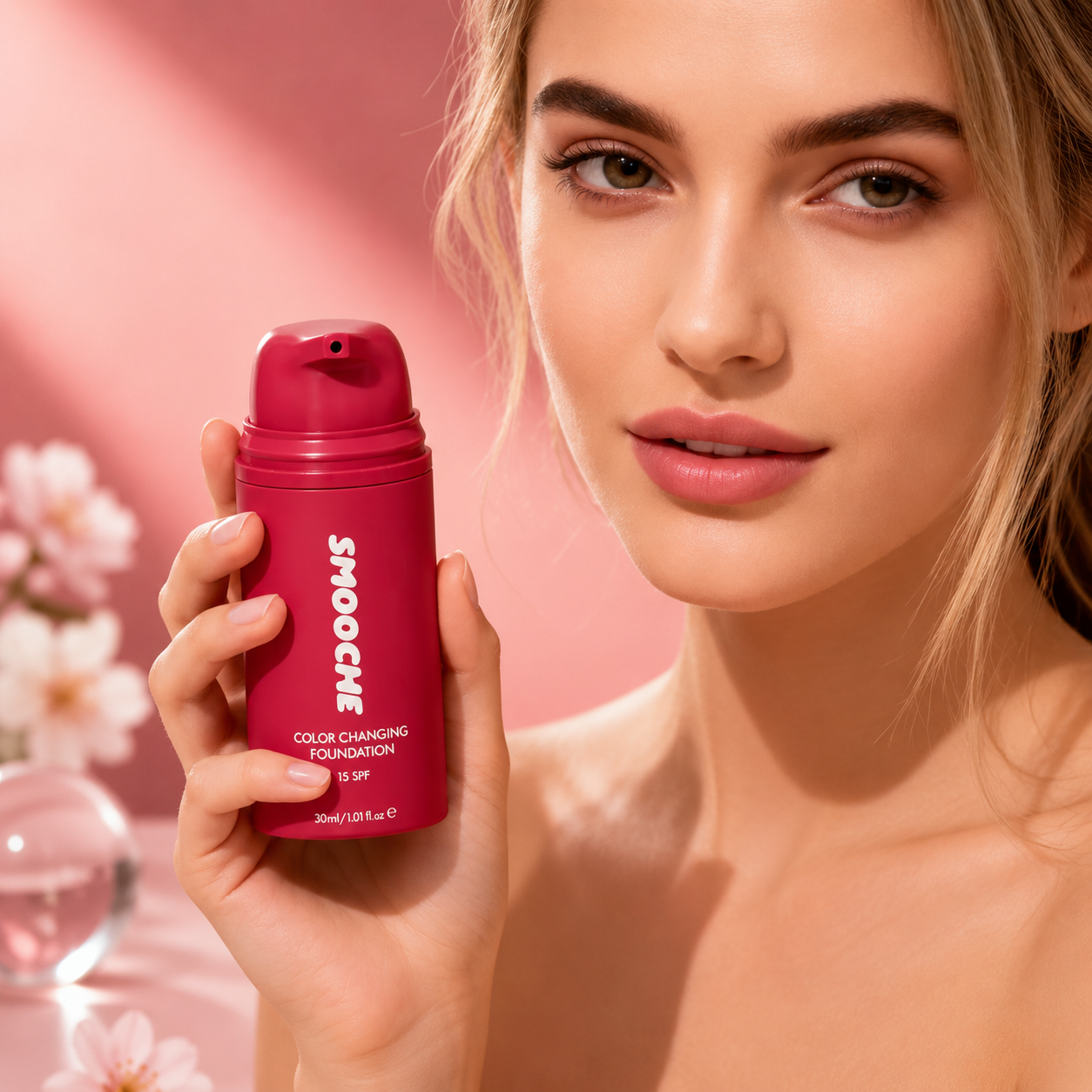 Foundation that adapts to your skin tone