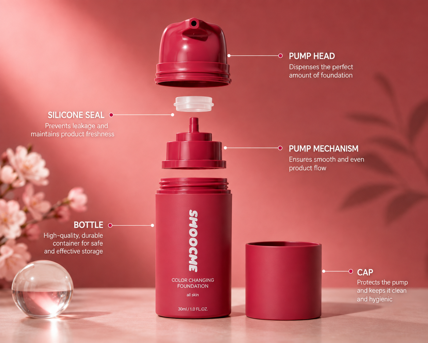 Foundation that adapts to your skin tone